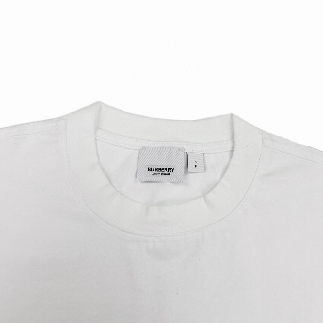 バーバリー クラシック TBロゴ 半袖Tシャツ ホワイト 詳細画像 3