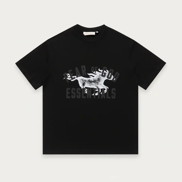 フィアオブゴッド 午年 半袖Tシャツ ブラック