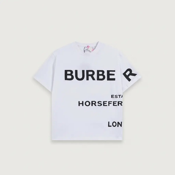 バーバリー ホースフェリー ロゴ 半袖Tシャツ ホワイト