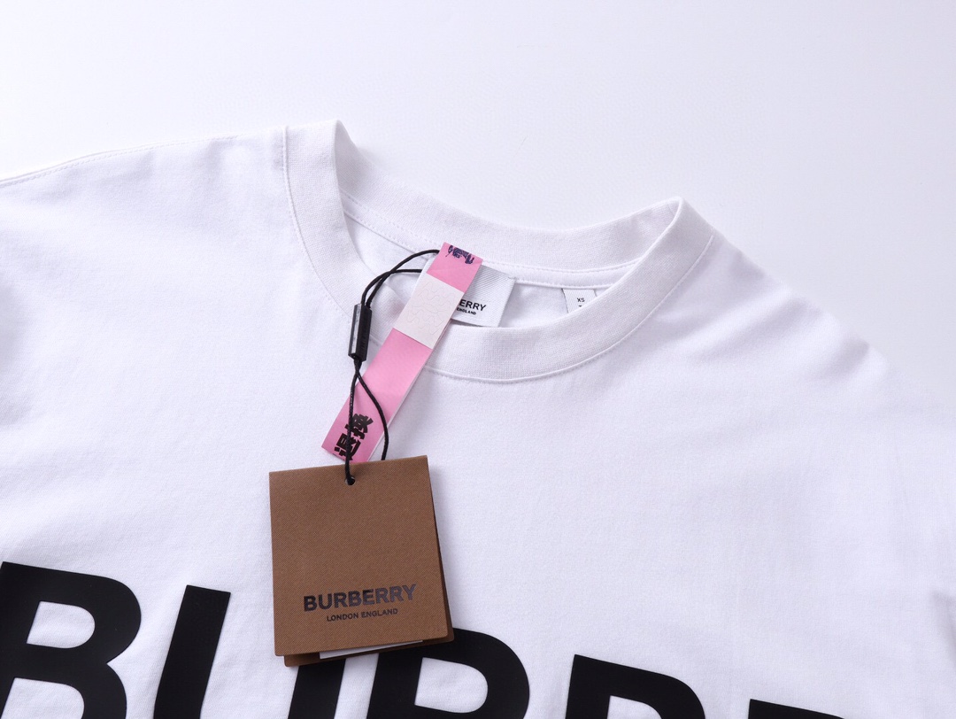 バーバリー ホースフェリー ロゴ 半袖Tシャツ ホワイト 詳細画像 3
