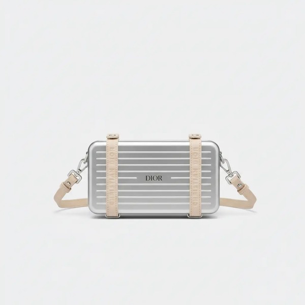 ディオール RIMOWA パーソナルクラッチ アルミニウム シルバー