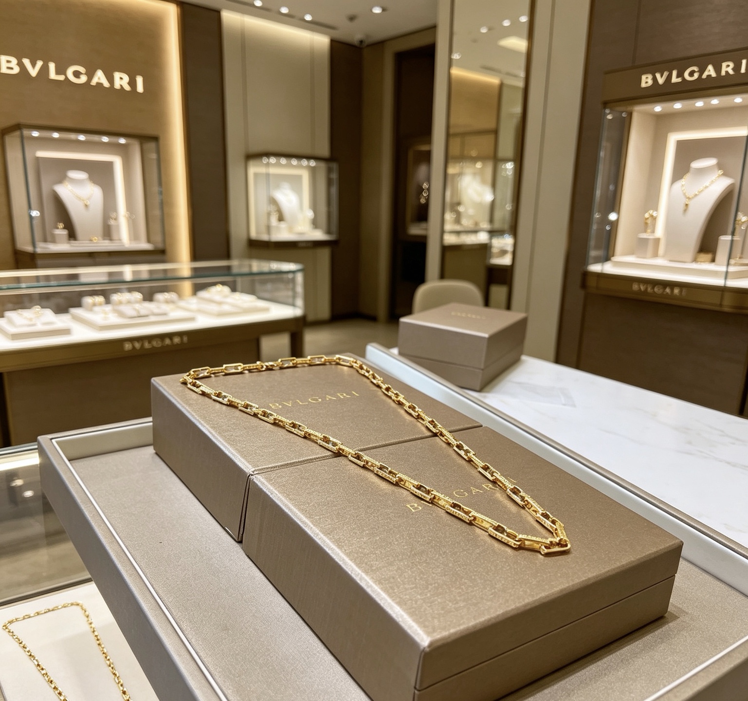 ブルガリ ディーヴァ ドリーム リングモチーフ ネックレス 18K イエローゴールド ユニセックス 詳細画像 1
