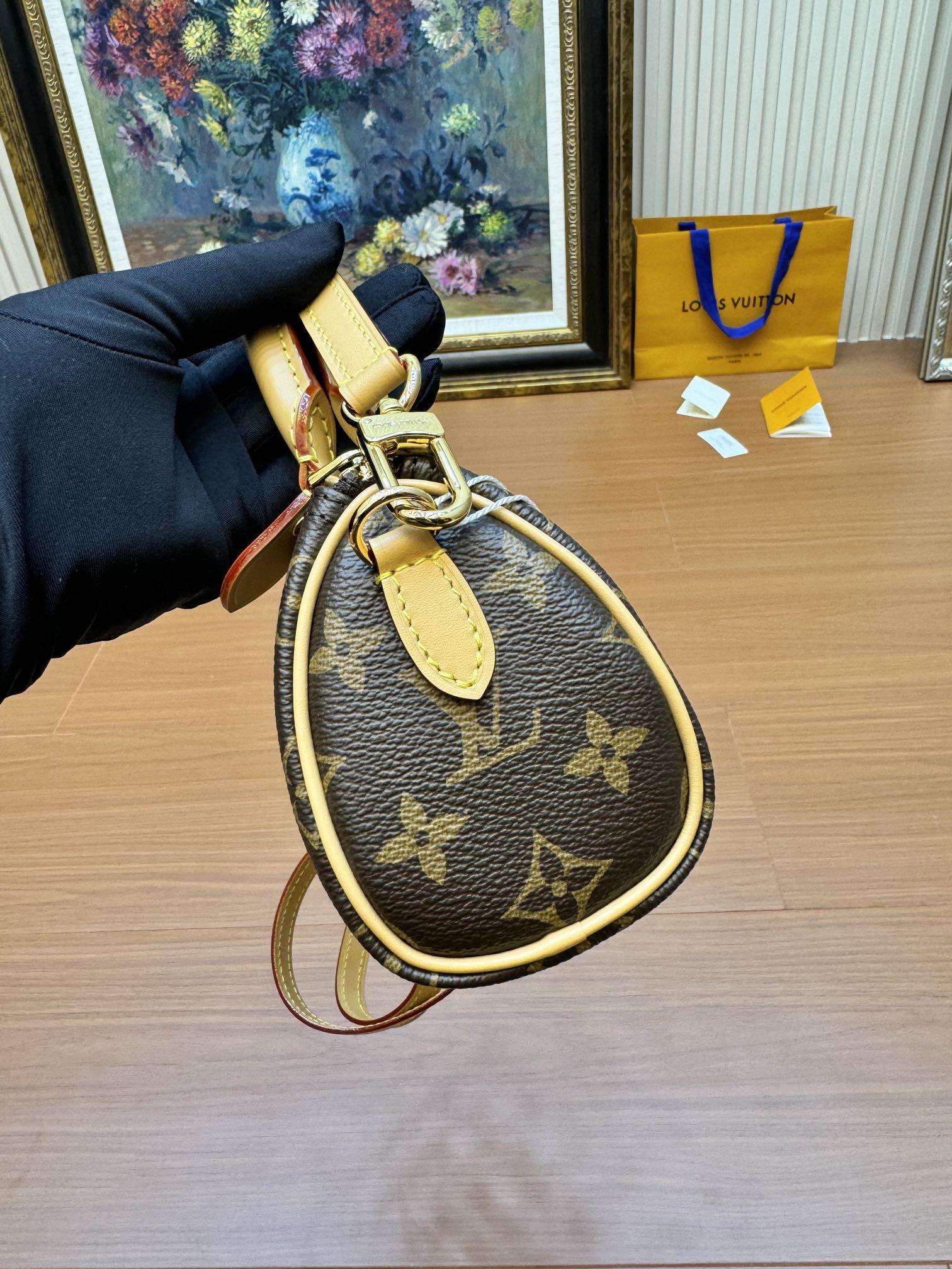 ルイ・ヴィトン Nano Speedy ハンドバッグ モノグラム M81085 詳細画像 3