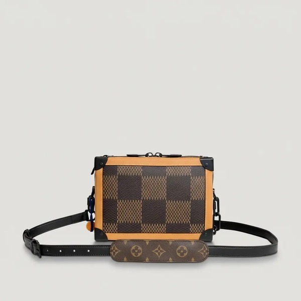 ルイ・ヴィトン Soft Trunk ショルダーバッグ ダミエ ブラウン